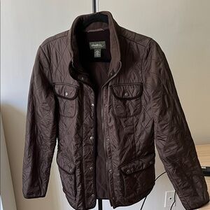 Eddie Bauer Quilted Brown Jacket